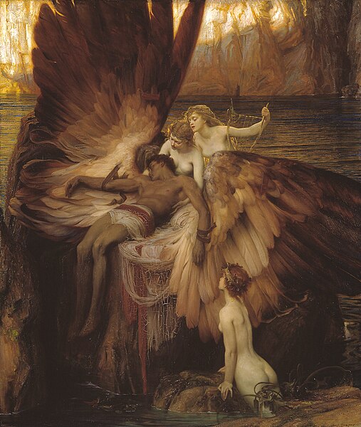 The Lament for Icarus by Herbert James Draper